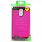 Wholesale LG V40 ThinQ Armor Hybrid Case (Hot Pink)